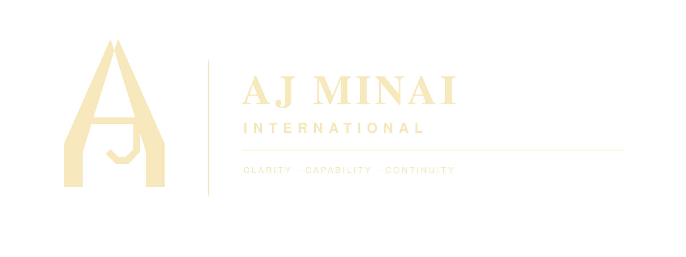 AJ Minai International — Clarity, Capability, Continuity